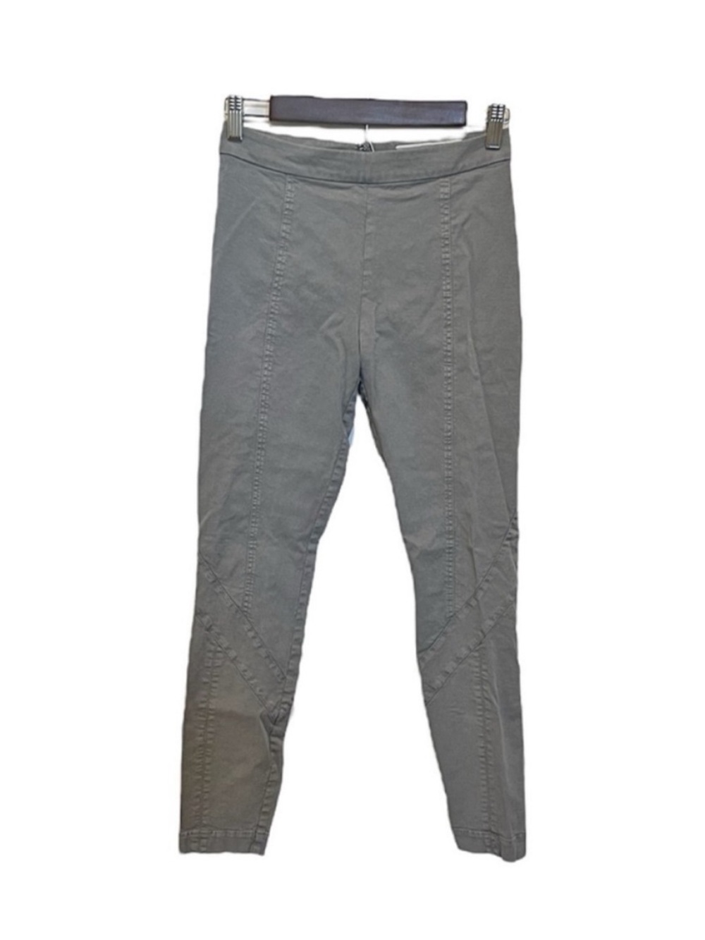 Donna Karan Skinny Pants Lyocell Cotton Blend Gray Size 2
